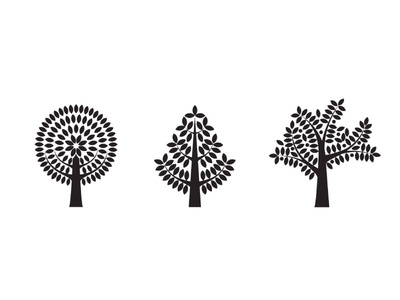 Stylized trees