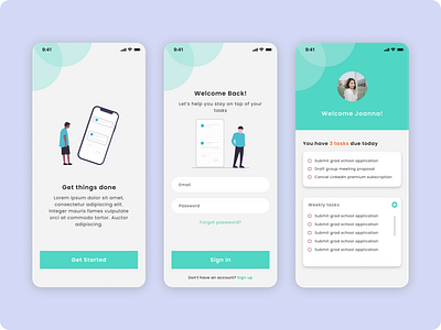 Task Management Mobile App Concept Design concept design mobile task manager