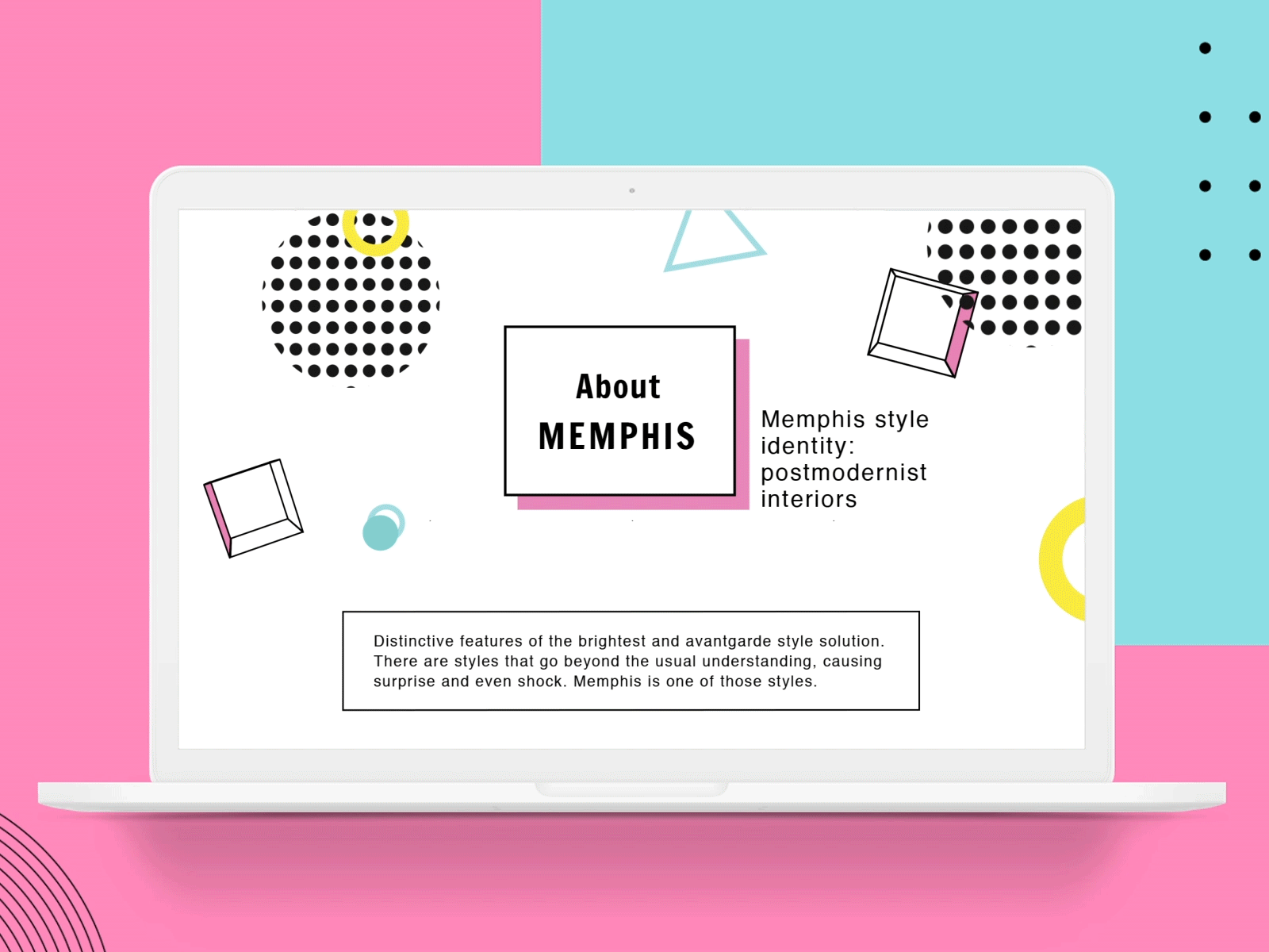 Animation Article Page About Memphis animation book concept design design landing page memphis motion design ui uianimation webdesign