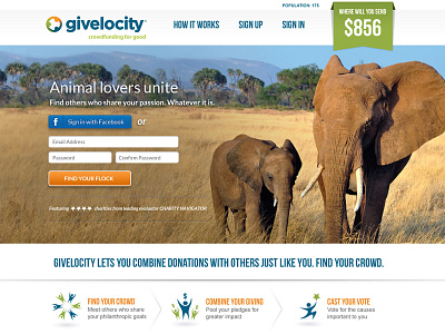 Givelocity Home design web