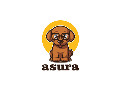 Asura animal logo branding character design dog logo illustration logo mascot mascot logo vector