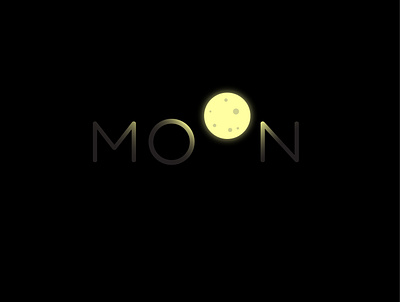 Moon branding design illustration logo minimal moon moonlogo simple vector