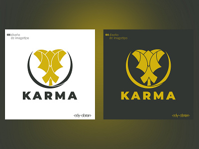 Karma brand design design imagotype logo design music art