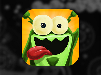 An Alien with a Magnet - Icon - FREE! alien character free game icon illustration ios ipad iphone mac nintendo platform