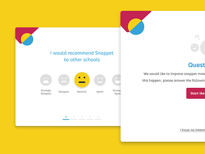 Snappet - Questionnaire emoji emotions mood questionnaire satisfaction snappet survey