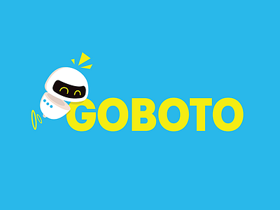 GOBOTO blue branding character goboto green illustration logo mascot rebrand robot
