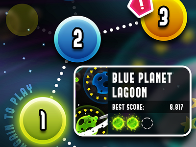 Level Select aawam alien an alien with a magnet android game gui interface ios level select levels