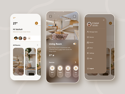 Bliss - Smart Home App Design