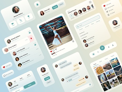 Social Media - UI Components