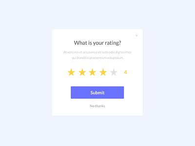 Rating Modal Design design dialog grading graphic graphic design negative pop up popup positive rating star rating stars ui web web design window