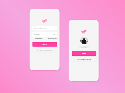 Login screen - Daily UI adobe xd android appappdesign dailyui design ios login mobile mockup social social media ui uidesign userinterface ux