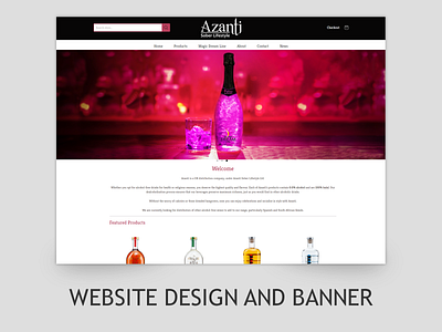 Website Banner and Design branding design flat instagram post type typography website