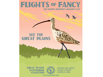 Flights of Fancy birds branding design graphic design illustration nature poster poster art poster design vector