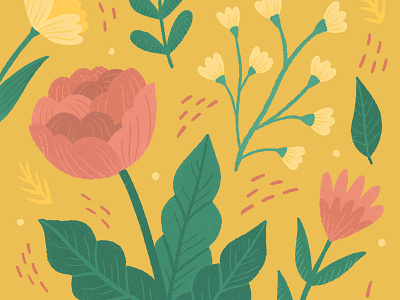 Spring time flowers art drawing flowers illustration nature procreate procreate art