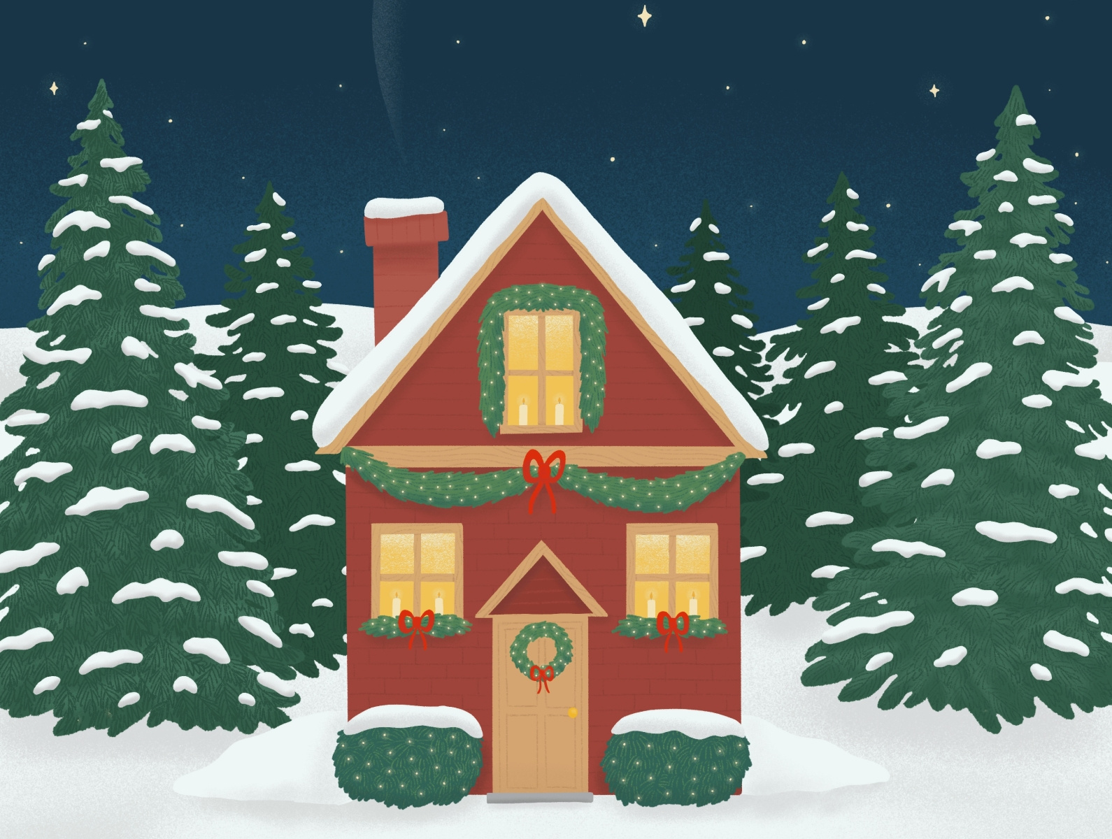 Holiday House by Katie Nieland on Dribbble