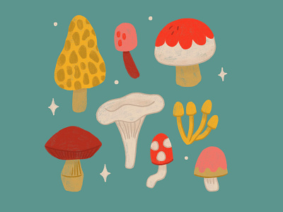 Mushroom drawing art design drawing graphic design illustration nature