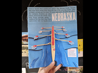 Nebraska Quarterly cover illustration art branding design graphic design illustration