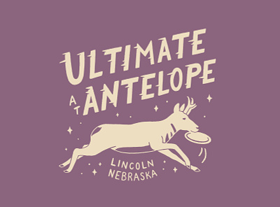 Ultimate at Antelope T-shirt design art branding drawing illustration nature tshirt