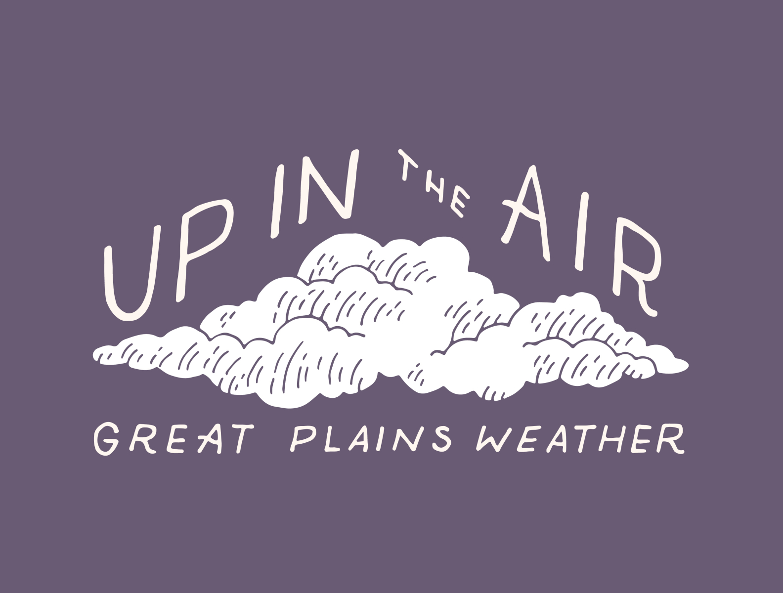 Exhibition typography: Great Plains Weather by Katie Nieland on Dribbble