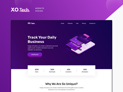 Creative App Landing Page