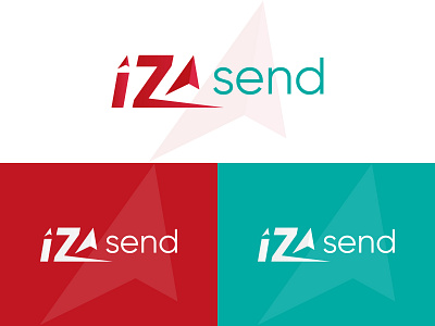IZI Send banking logo brand guidlines icon icons illustrations logo design money transfer logo online bank logo