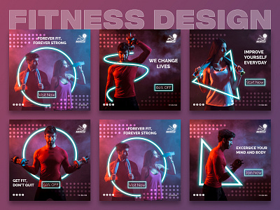 Fitness Social Media Design