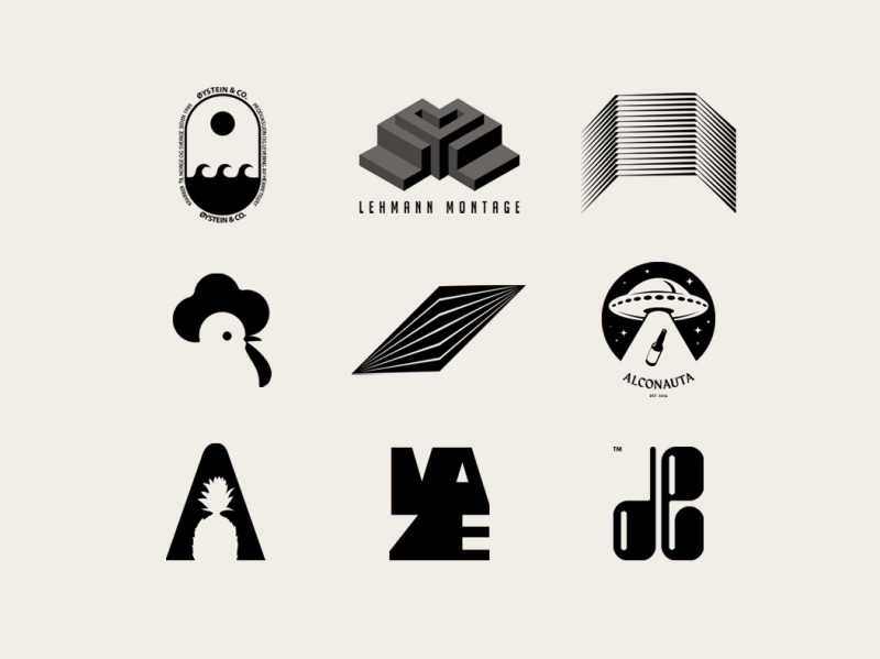 Modern Logos by Malina Cosmica on Dribbble