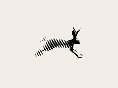 Slice rabbit logo animal black branding design graphic design hare illustration line logo logofolio logotipo logotype mark modern nature portfolio rabbit slice symbol vector