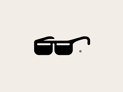 Glasses logo black bold branding design eye glass glasses graphic design icon illustration logo logofolio logos logotype mark modern portfolio shop symbol vector
