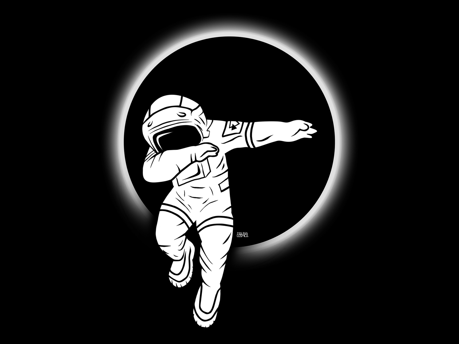 T-Shirt - ASTRONAUT DAB by Malina Cosmica on Dribbble