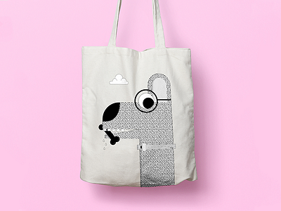 Doggie Tote Bag