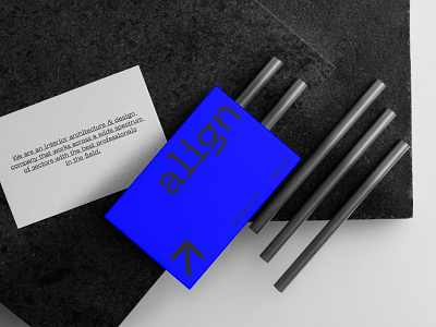 Align :: Visit Cards brand identity branding logo minimalist visit card