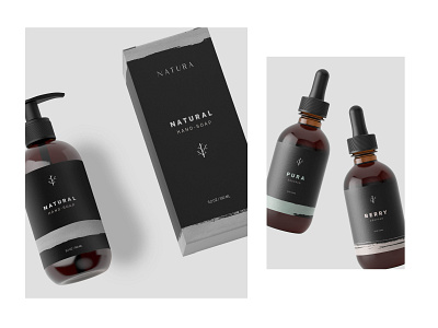 Natura - Packaging brand design minimal packaging product sustainable