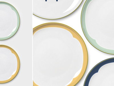 Accented dinnerware