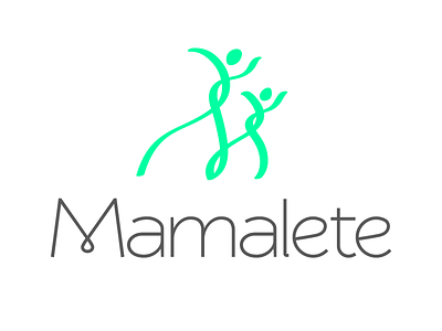Mamalete Logo and Branding athletic brand clean family fresh logo mamalete typography