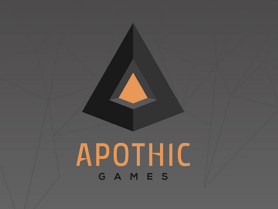Apothic Games Logo and Branding aggressive angular apothic games branding logo slick