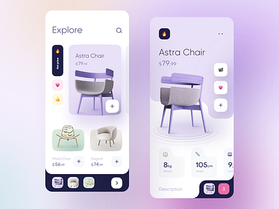 Furniture Store App design