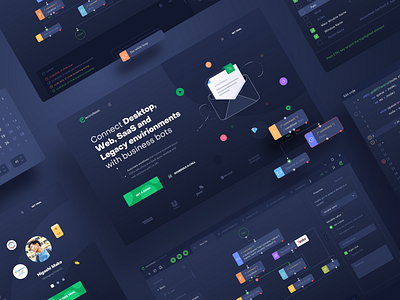 RPA Platform Landing Page Design