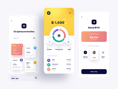 Kapital Wallet | Crypto Currency App Design by Anatoly on Dribbble