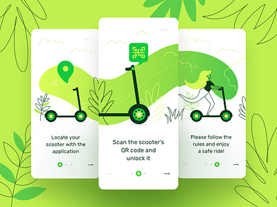 Kiwi App for Rent Scooters I Ios