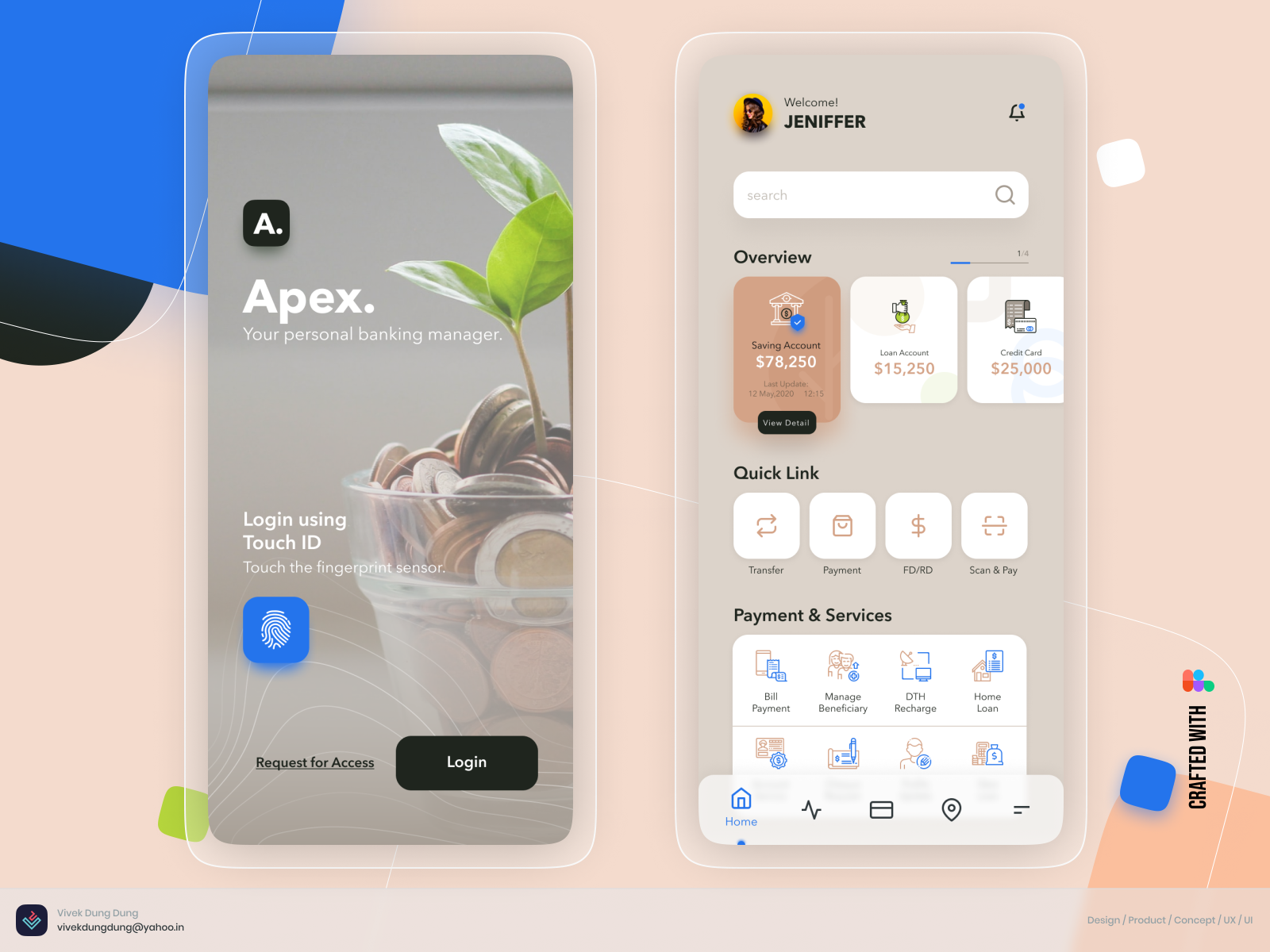 Apex Digital Banking Service By Vivek Dung Dung On Dribbble