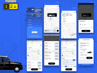 CAB-Master"Taxi booking service app" cab booking app clean taxi taxi app ui uiux