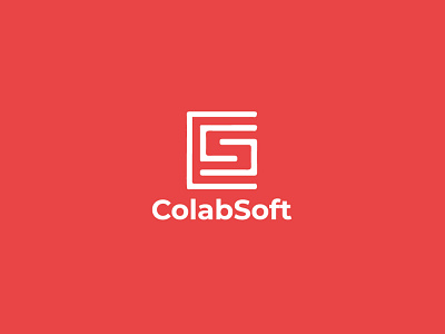 Colabsoft (Software & Technology) Logo Design app branding flat illustration logo logo design minimal minimalist logo typography ui