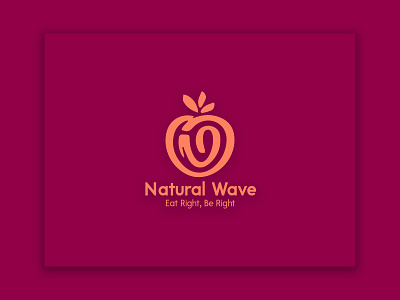 Natural Wave Logo agriculture branding farming icon illustration logo logo design minimalist logo organic typography ui vector