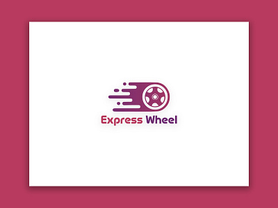 Express Wheel Logo bike branding car flat icon illustration logo logo design minimalist logo vector vehicle wheel