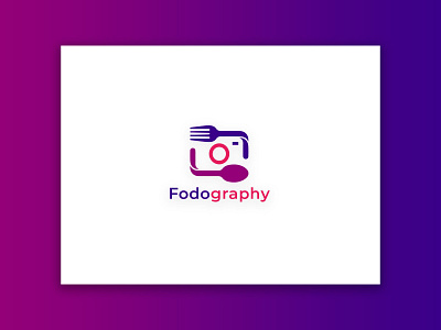 Fodography Logo branding food food and drink icon illustration logo logo design minimalist logo photography photography logo restaurant restaurant logo vector