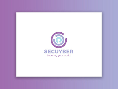 Secuyber (Cyber Security) Logo animation app cyber cybersecurity flat logo logo design minimalist logo security security logo security system technology ux website