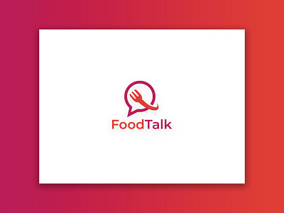 Food Talk (Mobile App) Logo branding cooking app food food and drink food app icon illustration logo logo design minimalist logo restaurant restaurant app restaurant logo vector