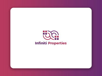 Infiniti Real Estate Logo branding buildng construction home housing icon illustration logo logo design minimalist logo properties real estate real estate logo vector