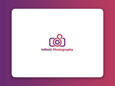 Infinity Photography Logo branding icon illustration logo logo design minimalist logo photography typography ui vector web